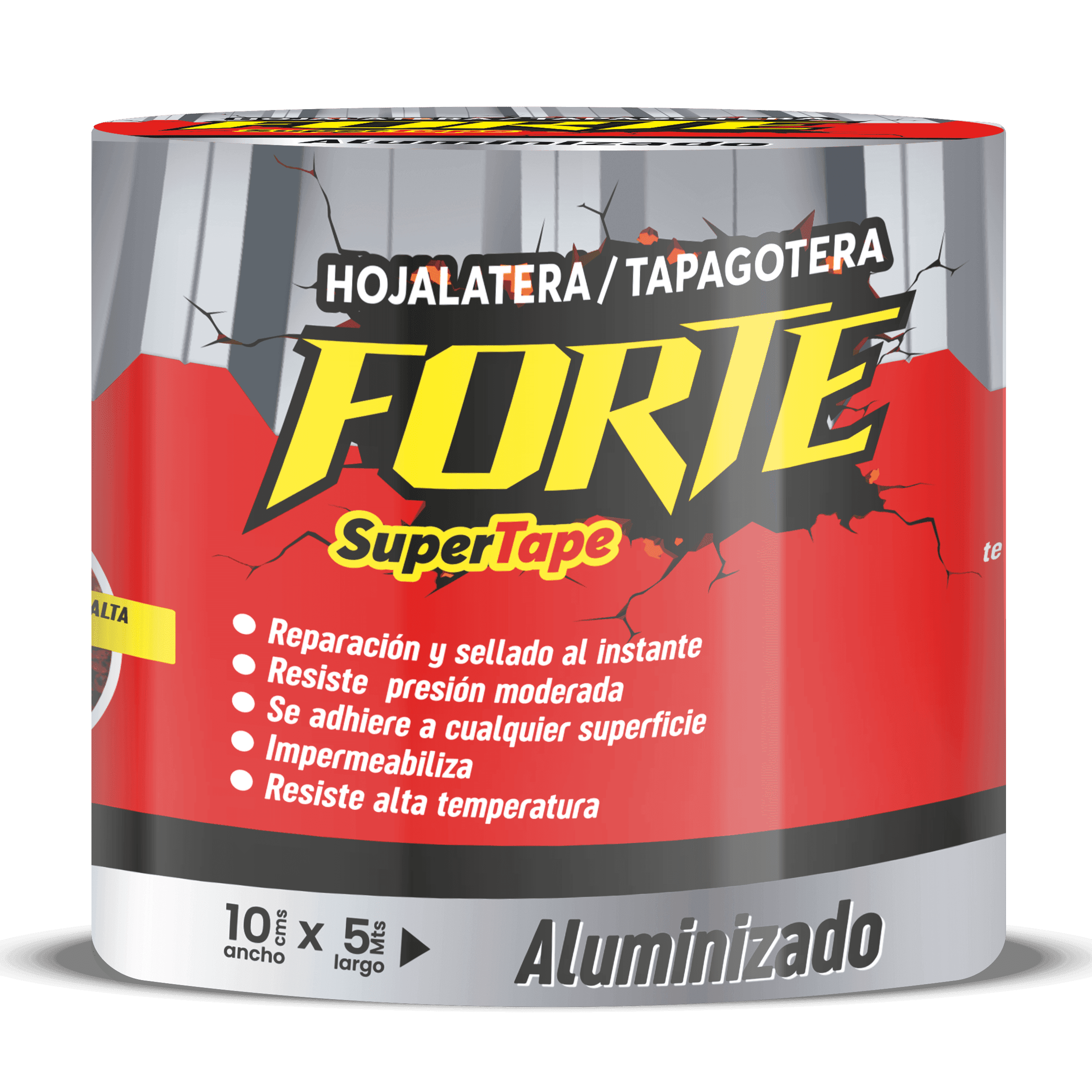 Cinta Tapagotera Butyl Aluminizada Forte®