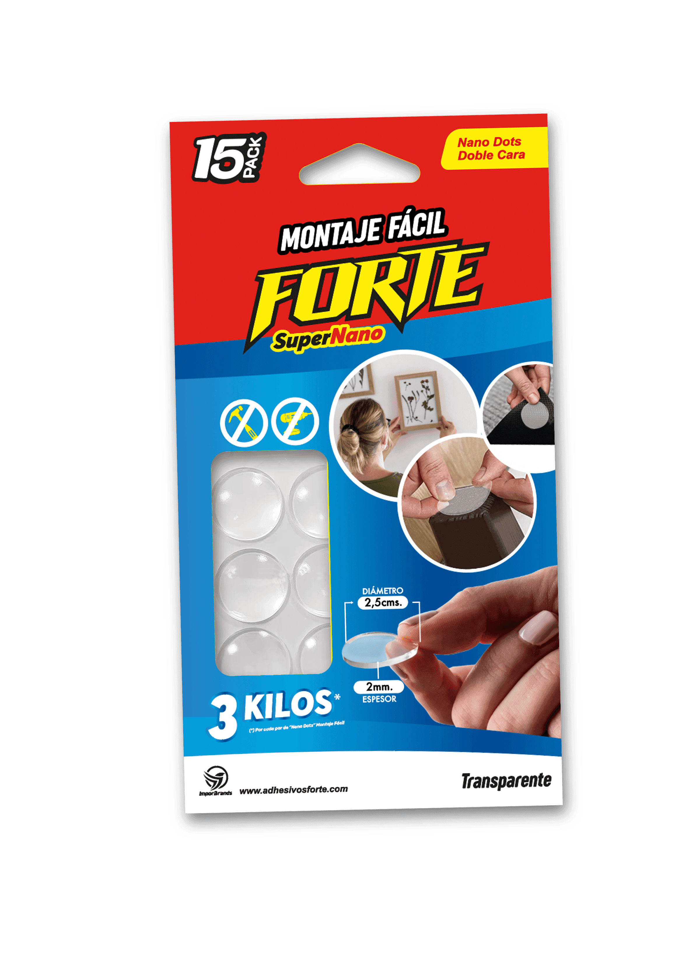 Montaje Fácil Forte® - Blister 15 Pack Nano Dots